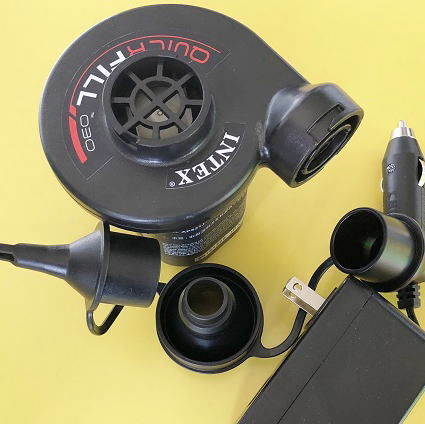 安価な電動エアーポンプ・空気入れ（家庭コンセント・車用DC12V両用ＯＫ）は役立たず？